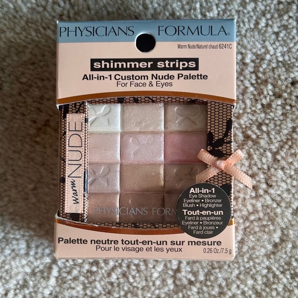 NWT Physicians Formula Shimmer Strips All-in-1 Custom Nude Palette Warm Nude 0.2 - Picture 1 of 2